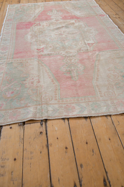 4.5x8 Vintage Distressed Oushak Rug Runner