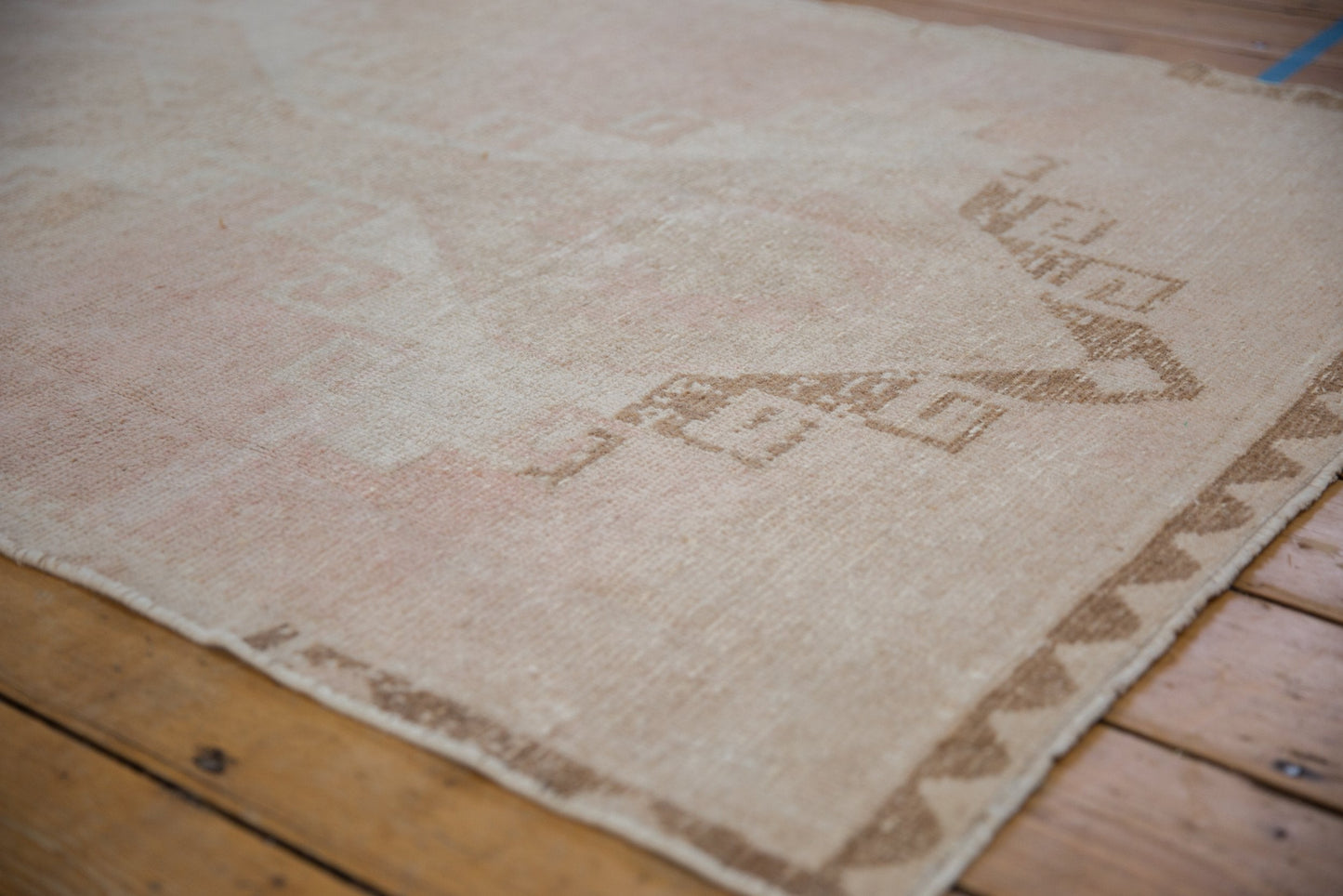 3.5x12.5 Vintage Distressed Oushak Rug Runner
