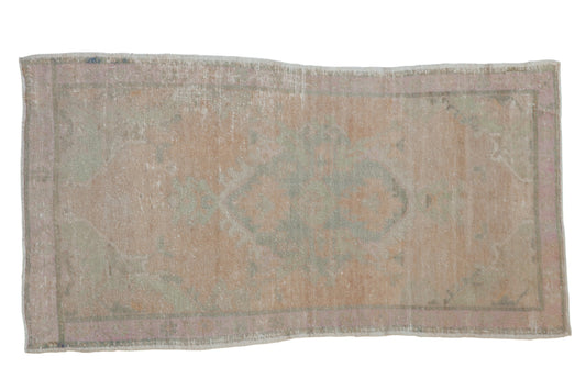 2.5x4.5 Vintage Distressed Oushak Rug