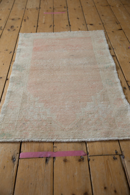 2x3.5 Vintage Distressed Oushak Rug