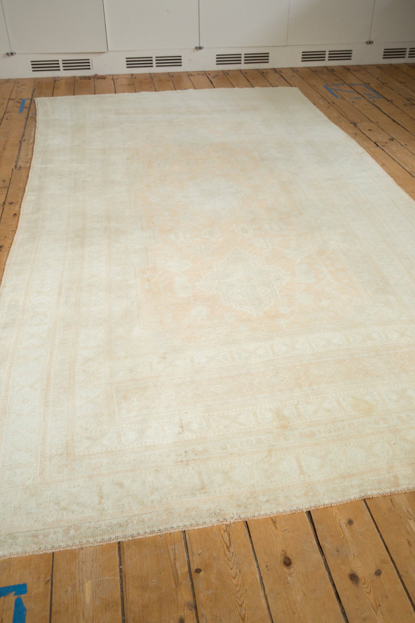 6x11.5 Vintage Distressed Oushak Carpet
