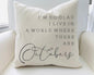 Octobers Pillow Cover 18x18 inch