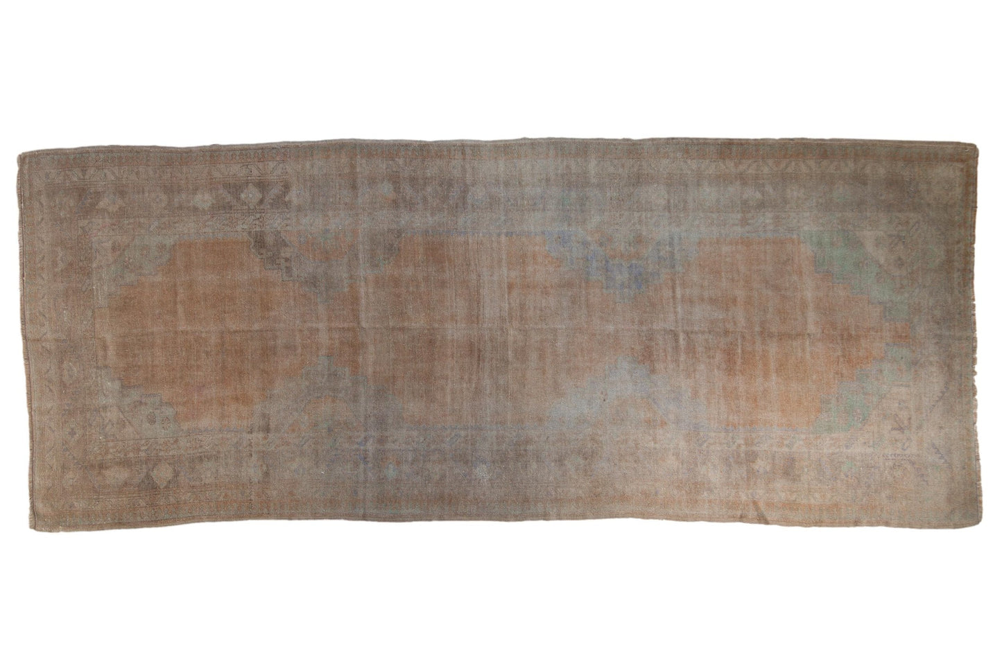 5x12.5 Vintage Distressed Oushak Rug Runner