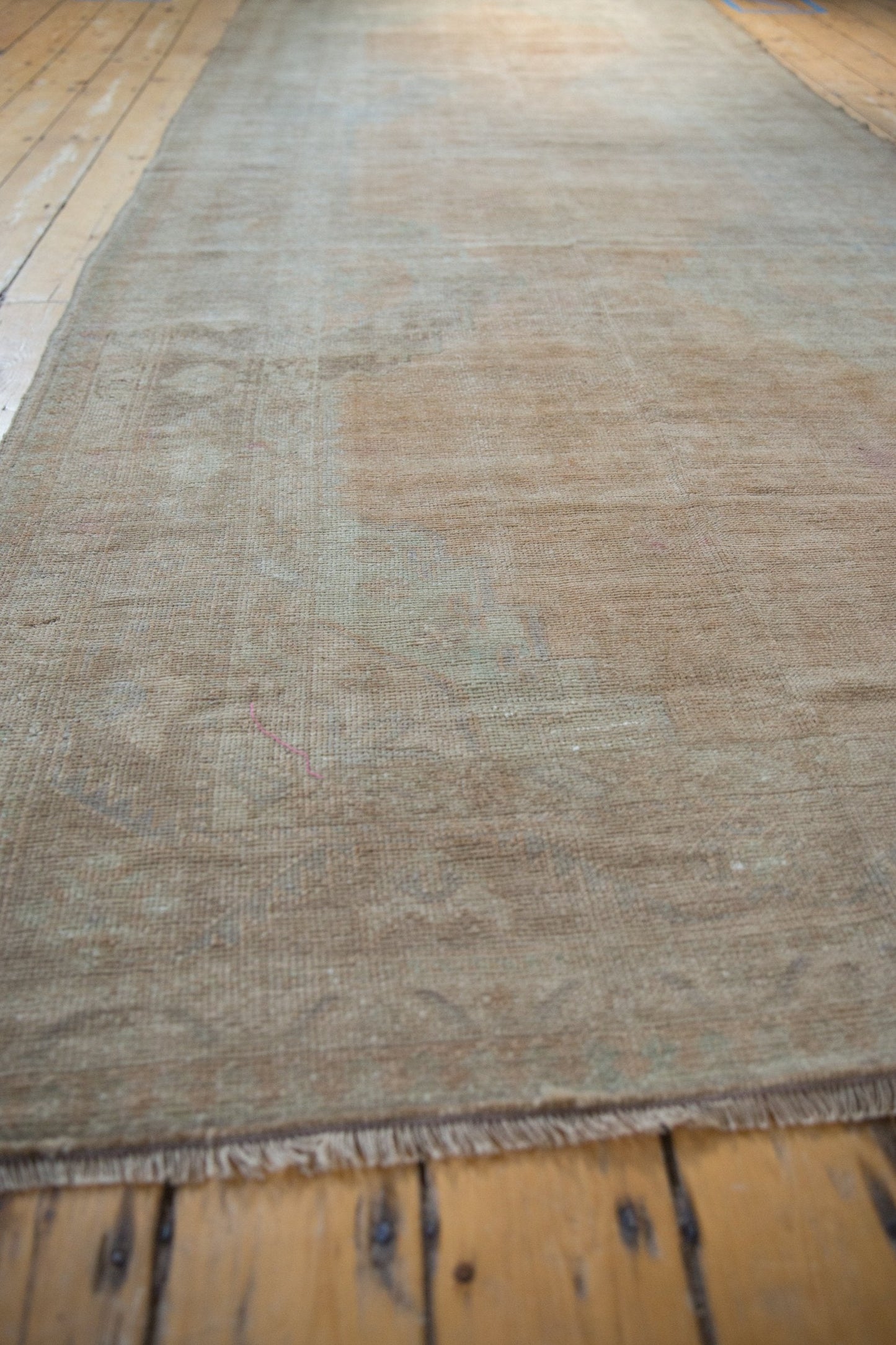 5x12.5 Vintage Distressed Oushak Rug Runner