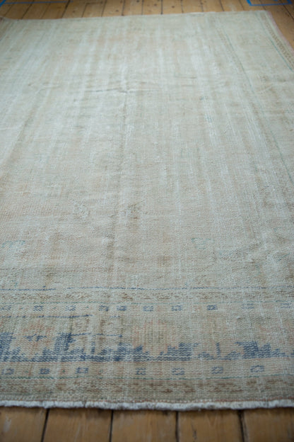 6x8.5 Vintage Distressed Oushak Carpet