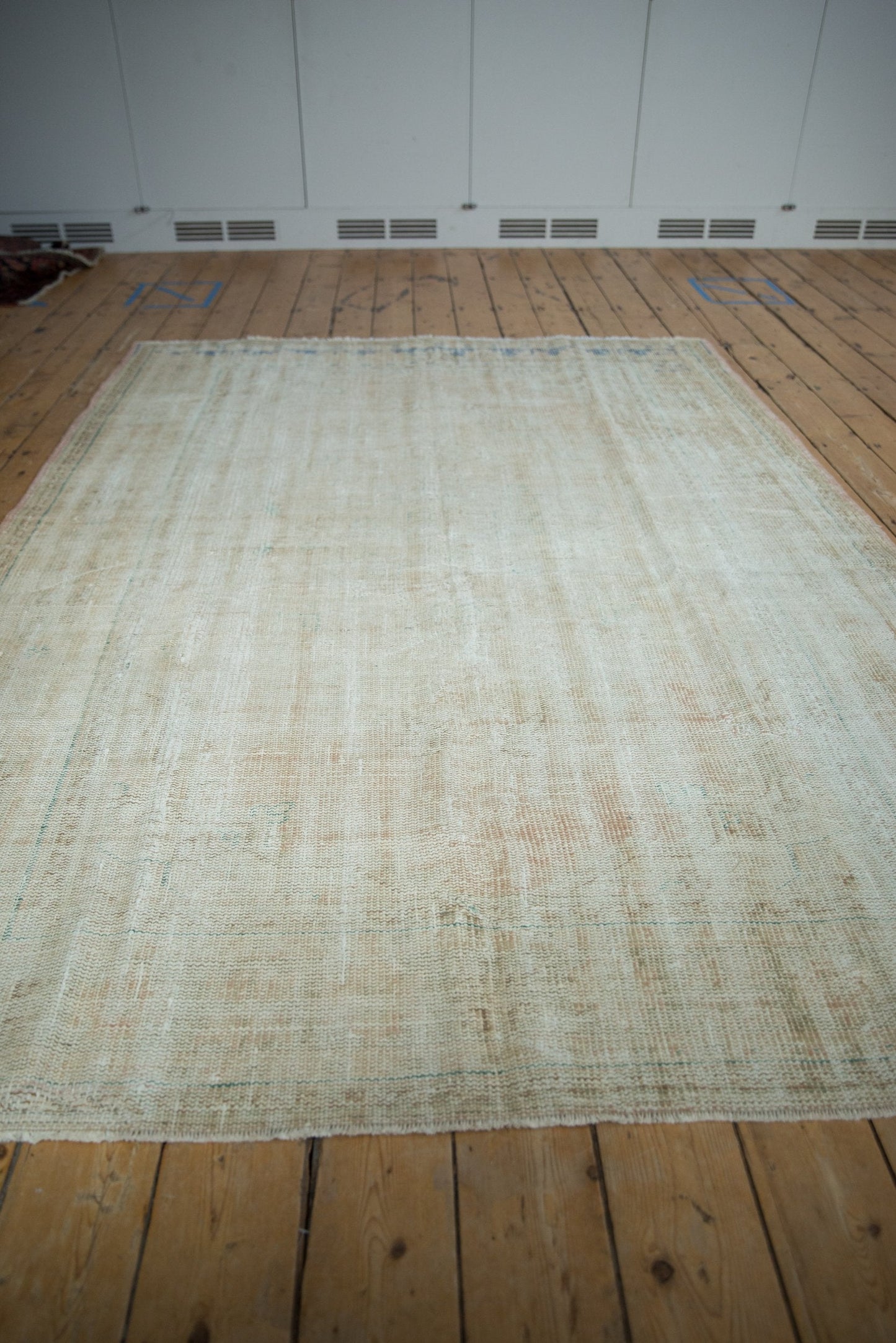 6x8.5 Vintage Distressed Oushak Carpet