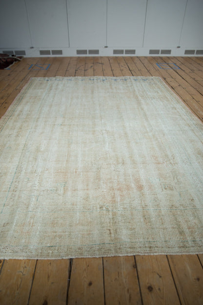 6x8.5 Vintage Distressed Oushak Carpet