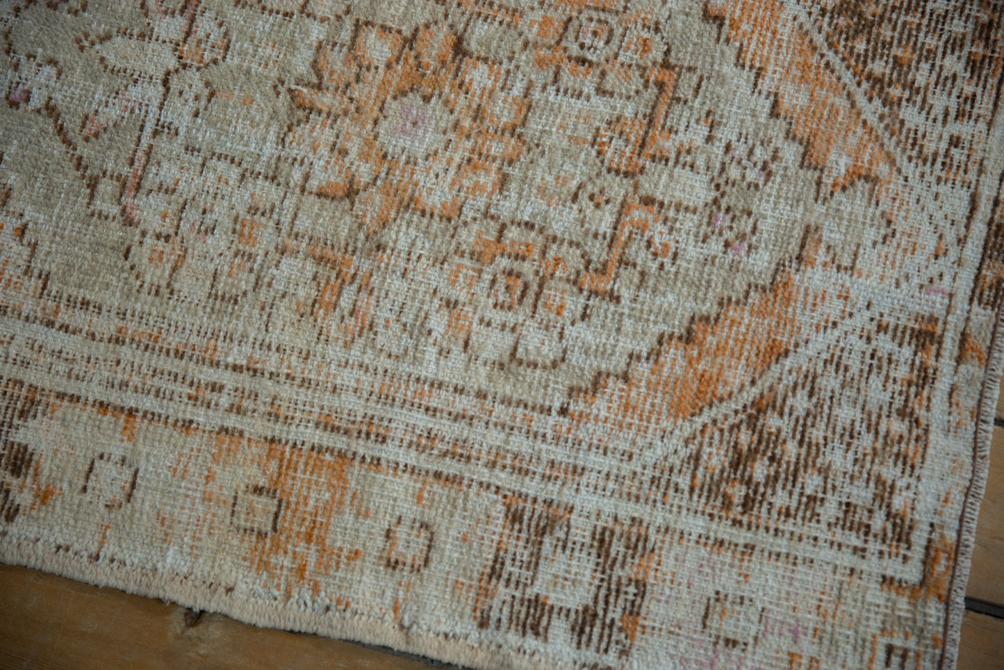 2.5x4 Vintage Distressed Oushak Rug