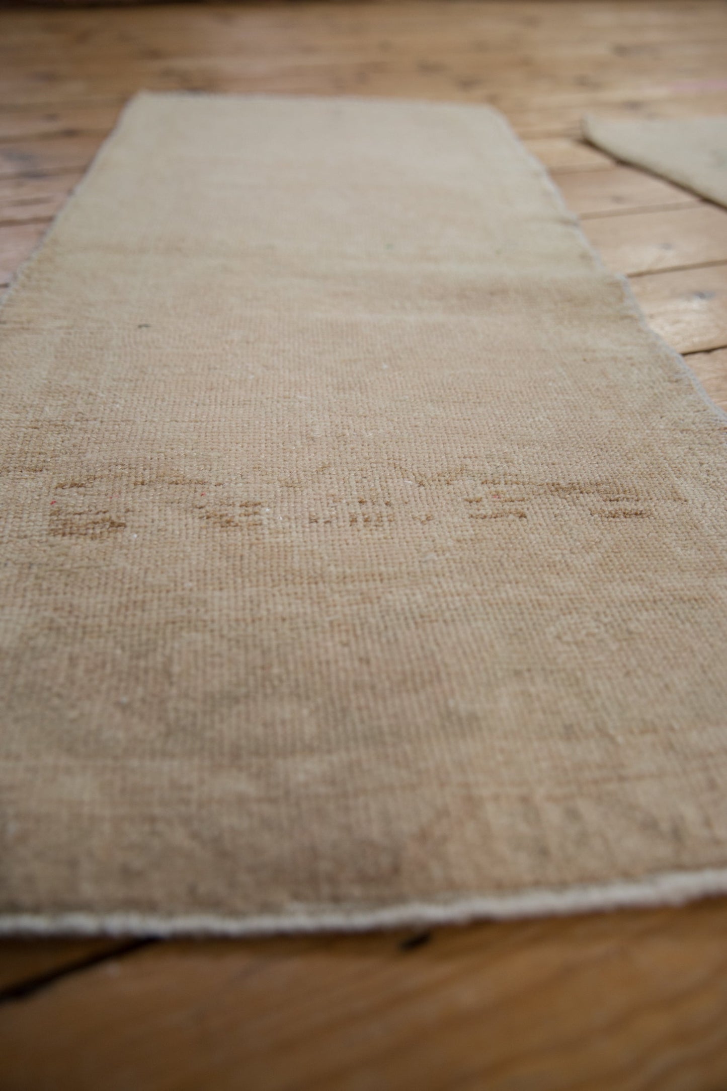 1.5x4 Vintage Distressed Oushak Rug Mat Runner