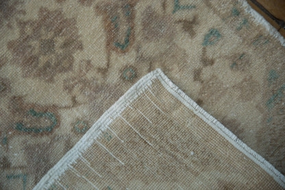 1.5x3.5 Vintage Distressed Oushak Rug Mat Runner