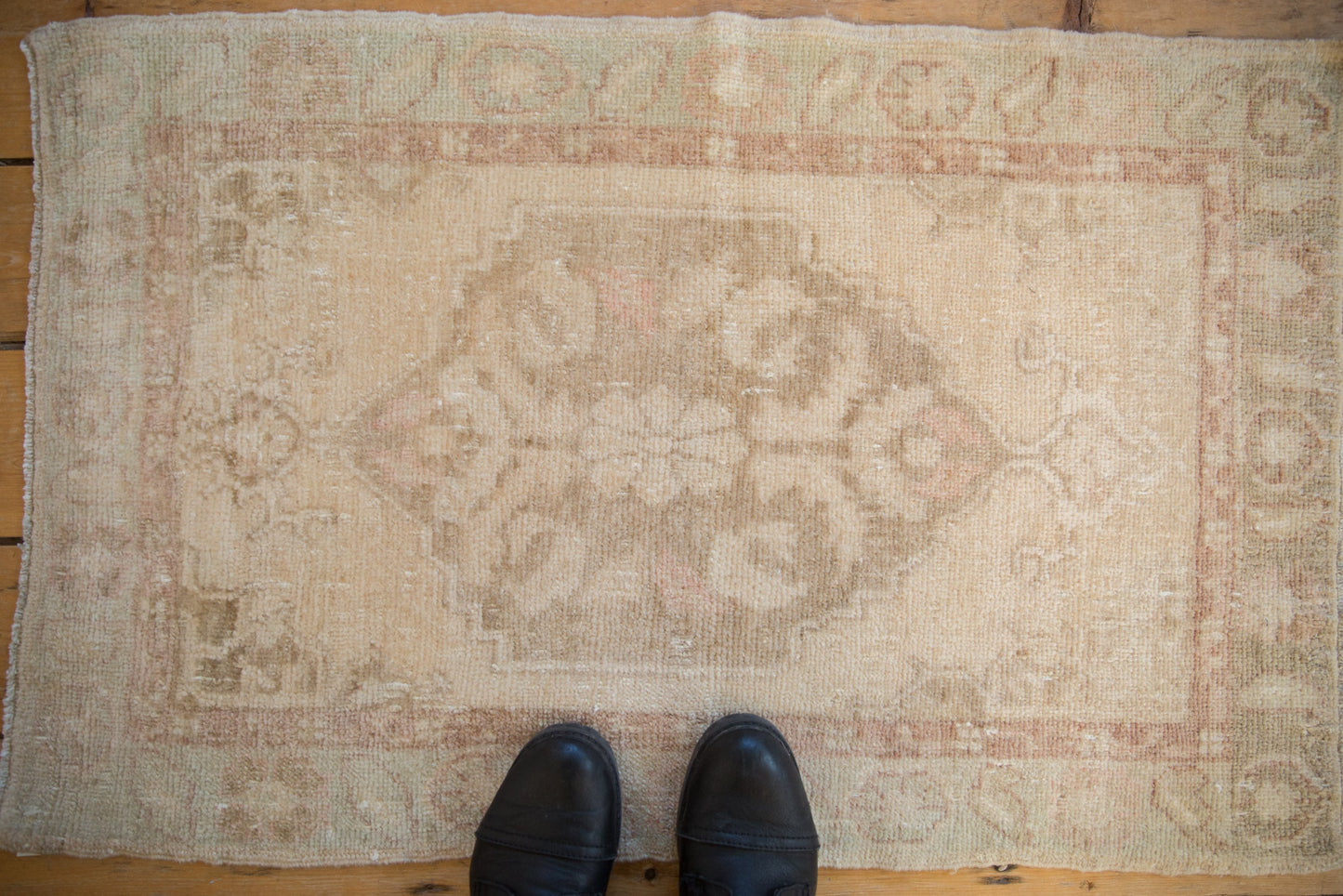 2x3.5 Vintage Distressed Oushak Rug