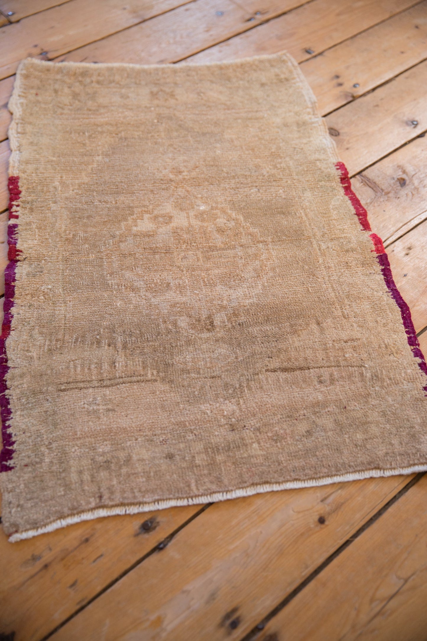 2x3 Vintage Distressed Oushak Rug Mat