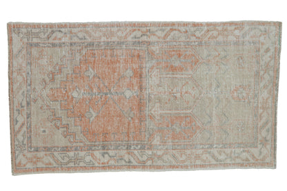 2.5x5 Vintage Distressed Oushak Rug Runner