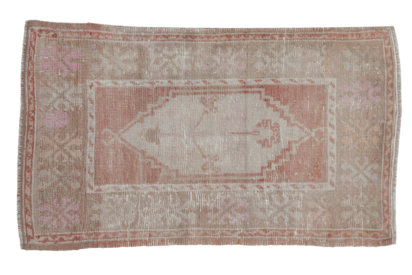 2x3.5 Vintage Distressed Oushak Rug