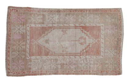 2x3.5 Vintage Distressed Oushak Rug