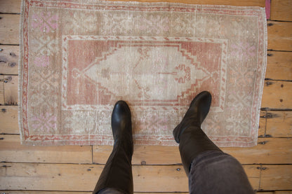 2x3.5 Vintage Distressed Oushak Rug