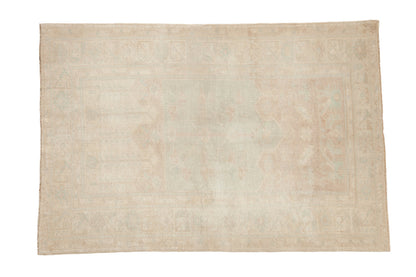 4x6 Vintage Distressed Oushak Rug