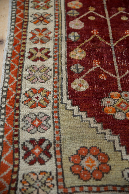 2.5x5.5 Vintage Distressed Oushak Rug Runner