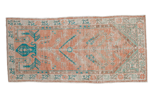 2.5x5.5 Vintage Distressed Oushak Rug Runner