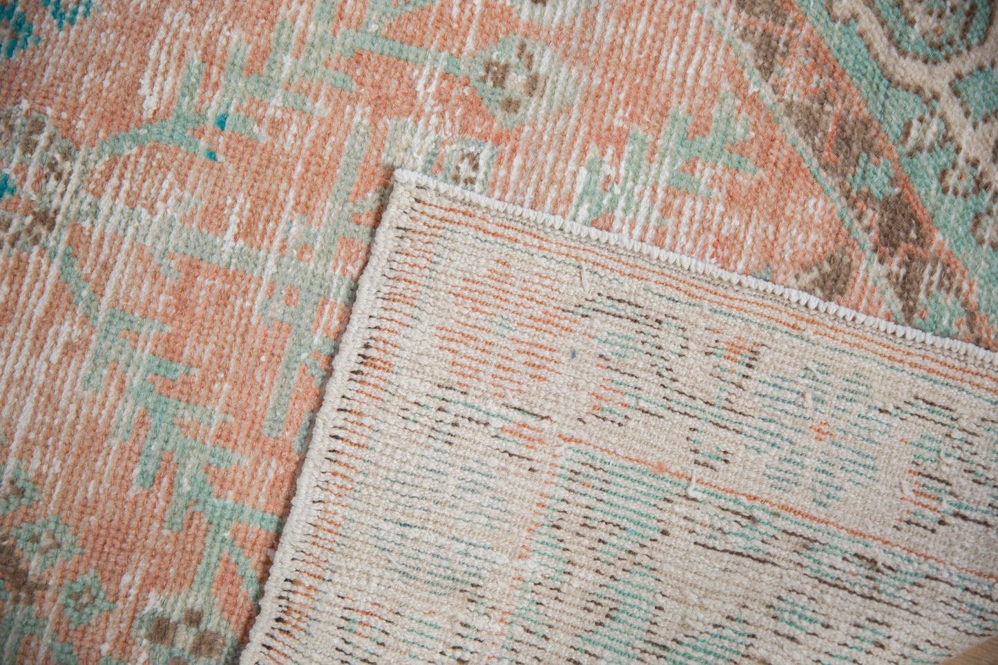 2.5x5.5 Vintage Distressed Oushak Rug Runner