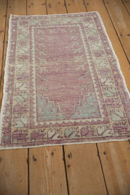 2x3.5 Vintage Distressed Oushak Rug