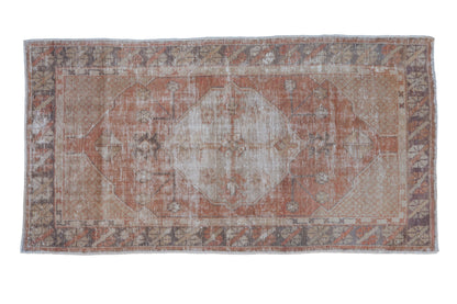 2.5x5 Vintage Distressed Oushak Rug Runner