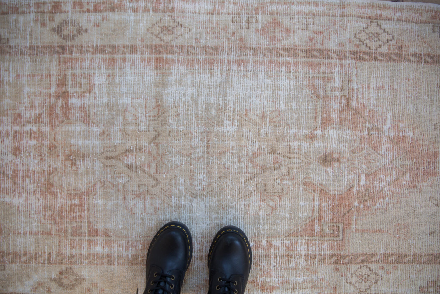 2.5x5.5 Vintage Distressed Oushak Rug Runner