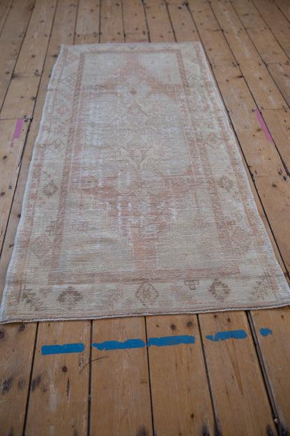 2.5x5.5 Vintage Distressed Oushak Rug Runner