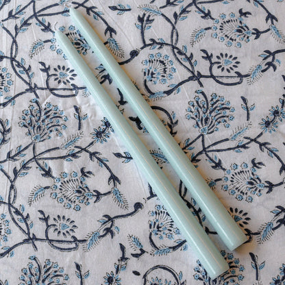 Extra Tall Baby Blue Cloud Taper Candle, 1 Case of 48 Packs (4 Candles per Pack)