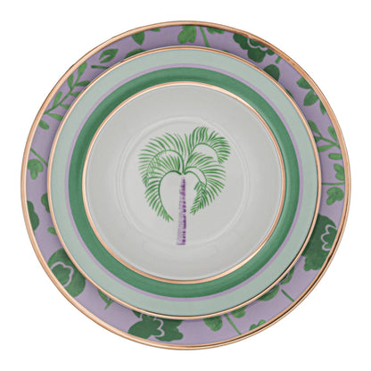 Bernadette Palm Soup Bowl - Set of 4 (+1 Bonus Bowl)