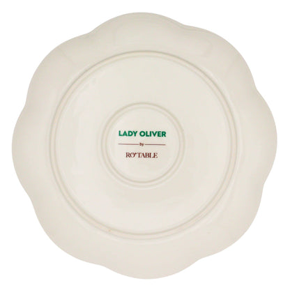 Bumble Homecoming Scalloped Starter Plate - Set of 4 (+1 Bonus Plate)