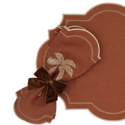 Cocoa Oasis Napkin - Set of 4