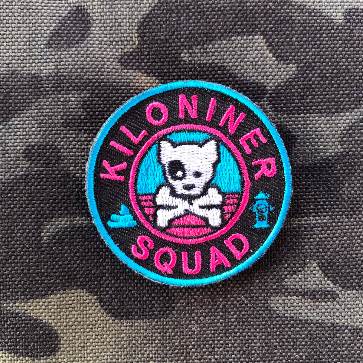 MINI DOG & CROSSBONES PT Morale Patch