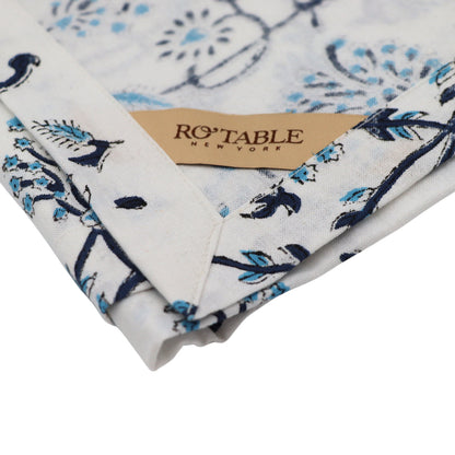 100% Organic Cotton - Eleanor Royal Blue Tablecloth