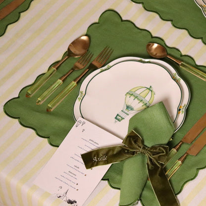 Evergreen Wave Placemat - Set of 4