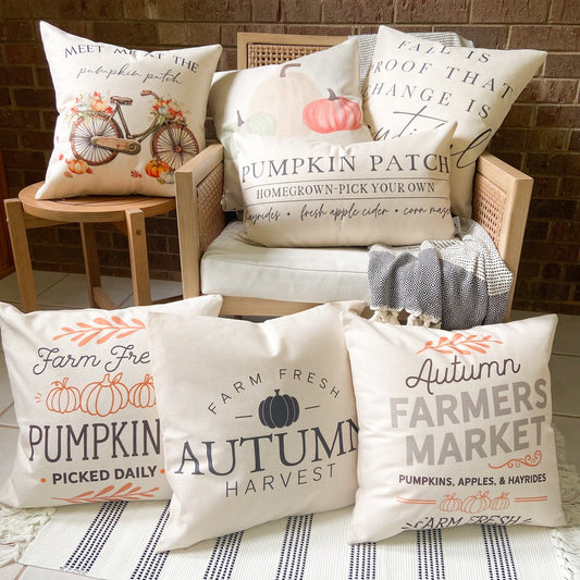 Octobers Pillow Cover 18x18 inch