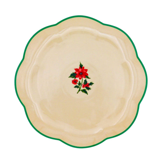 Fabled Flora Scalloped Starter Plate - Set of 4 (+1 Bonus Plate)