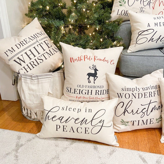 Simply Having a Wonderful Christmas #1 Pillow Cover 17x17inch