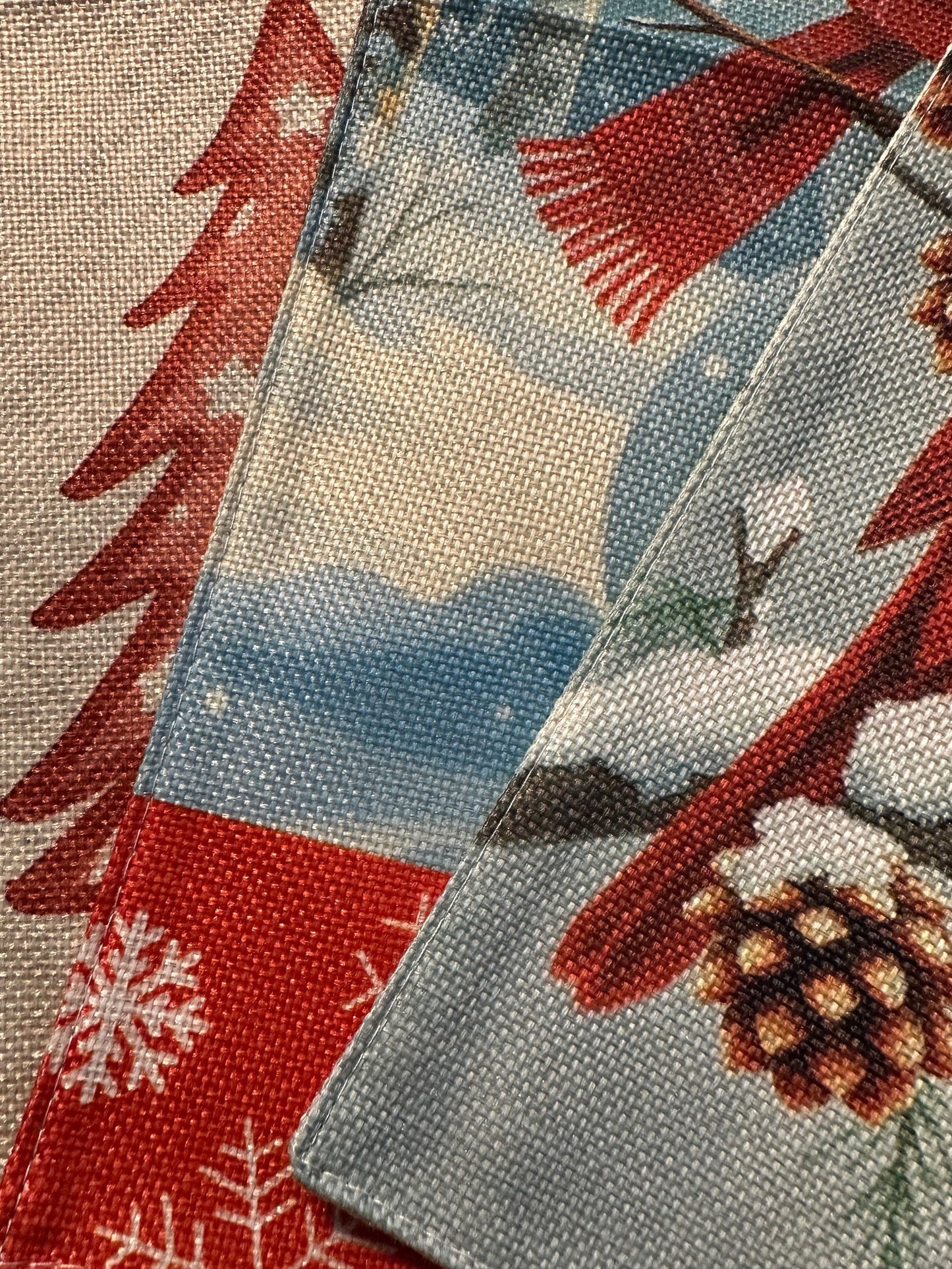 Welcome Winter Reindeer Garden Flag