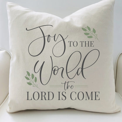 Joy to the World #4 Pillow Cover 17x17 inch