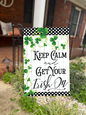 St. Patrick’s Day Garden Flag – Double-Sided Irish Designs, 12x18