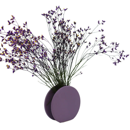 Lavender Macaroon Ceramic Vase - Pair