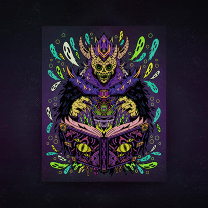 Lich - Necromancer Art Print