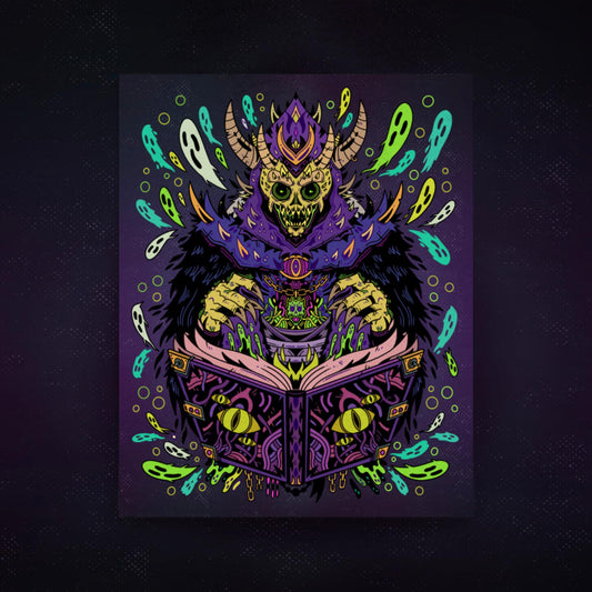 Lich - Necromancer Art Print
