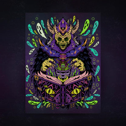 Lich - Necromancer Art Print