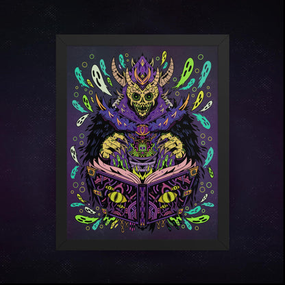 Lich - Necromancer Art Print