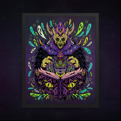 Lich - Necromancer Art Print