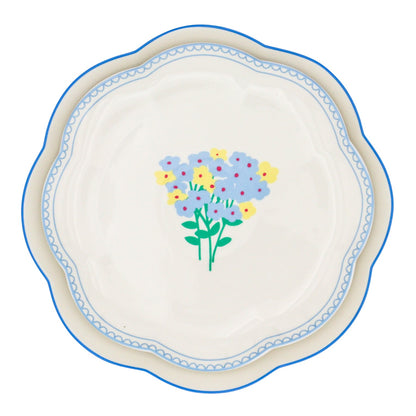 Meadow Flora Dinner Plate - Case of 12 Plates (+3 Bonus Plates)