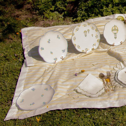 Meadow Flora Dinner Plate - Case of 12 Plates (+3 Bonus Plates)