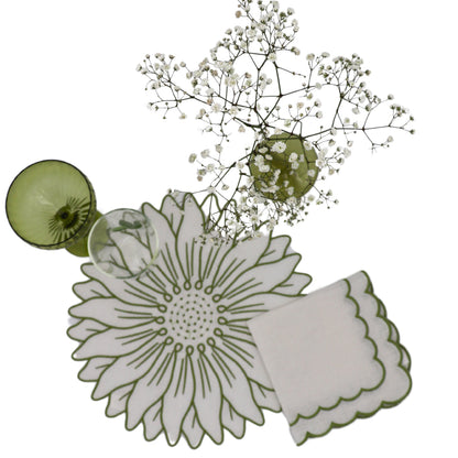 Olive Bloom Placemat - Case of 12 Placemats
